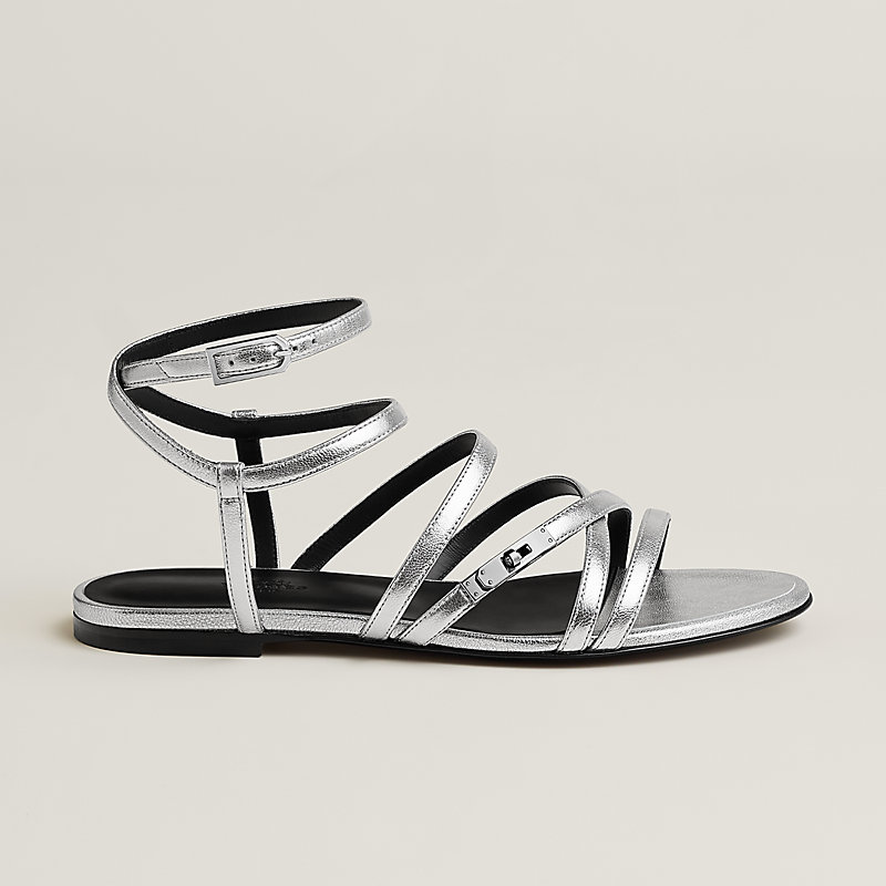 Lullaby sandal - Grey | Hermès USA